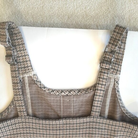 NWT- Abercrombie Girls Herringbone Plaid Dress - Size 15/16 - Picture 5 of 7